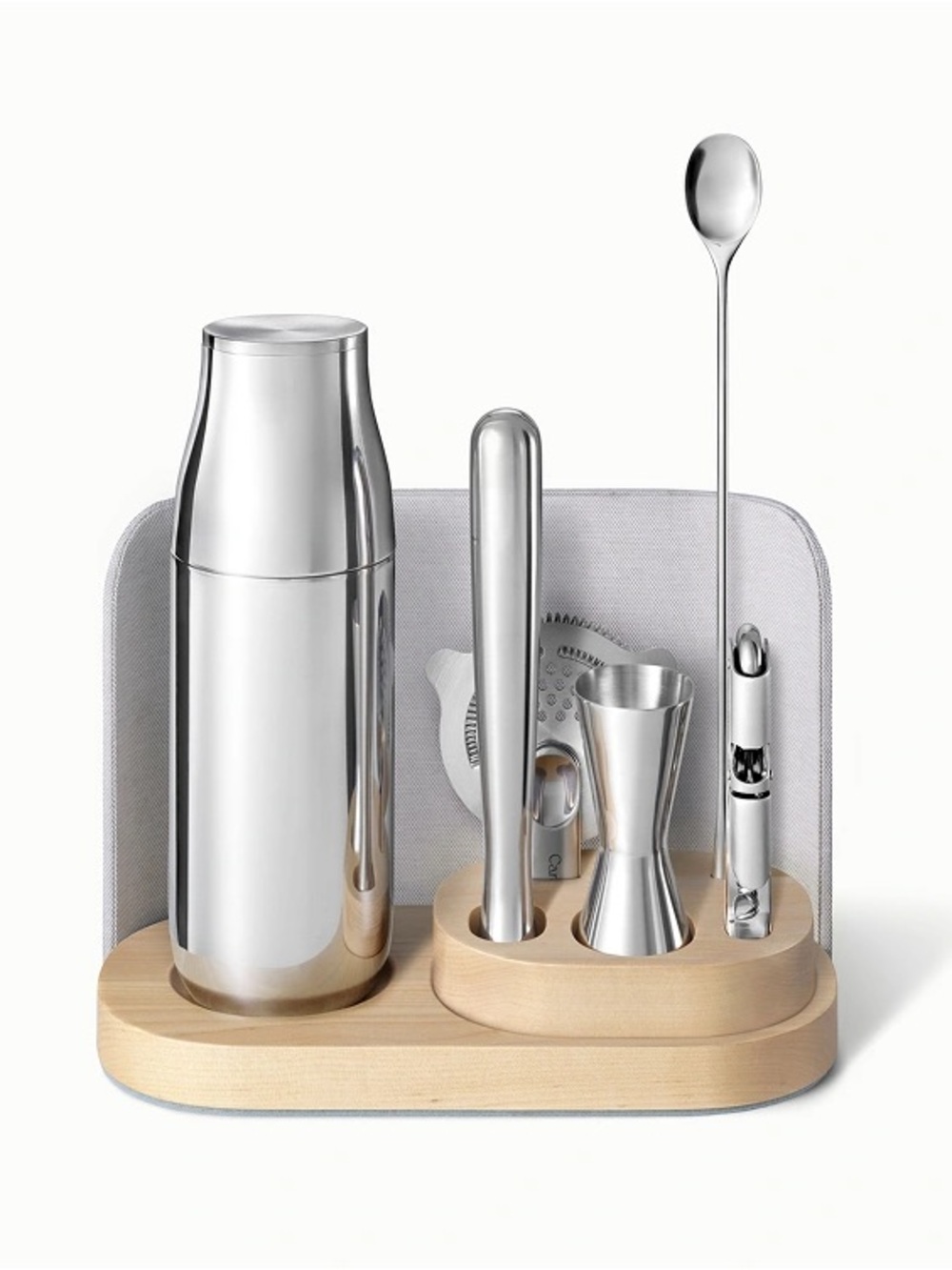 Caraway Complete Bar Set Gray NIB Cocktail Shaker Bar Tools New Gift